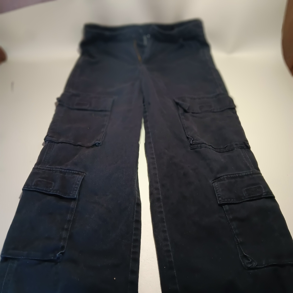 Divided Womens Four Pocket Black Cargo Pants